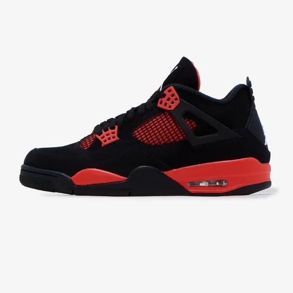 Nike | Shoes | Nib Jordan 4 Retro Red Thunder Us Size 1  display picture 1